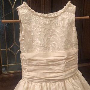 Off white Communion/flower girl dress